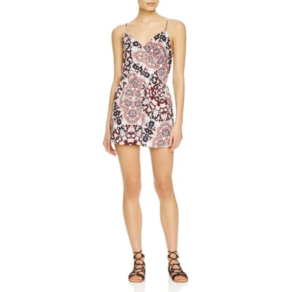 1 State Blue Paisley ROMPER